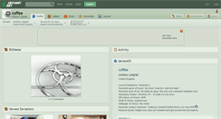 Desktop Screenshot of coffee.deviantart.com