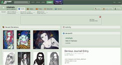 Desktop Screenshot of misshalo.deviantart.com