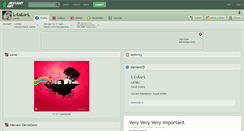 Desktop Screenshot of l-lulu-l.deviantart.com