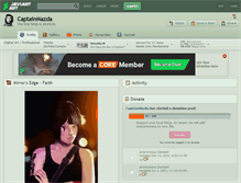 Tablet Screenshot of captainmazda.deviantart.com