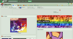 Desktop Screenshot of pidgeonspen.deviantart.com