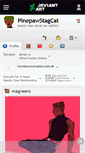 Mobile Screenshot of pinepawstagcat.deviantart.com