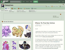 Tablet Screenshot of cheesycrocs.deviantart.com