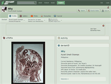 Tablet Screenshot of mhy.deviantart.com