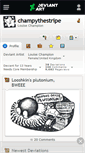 Mobile Screenshot of champythestripe.deviantart.com