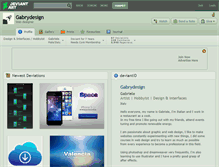 Tablet Screenshot of gabrydesign.deviantart.com