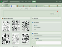 Tablet Screenshot of ducab.deviantart.com