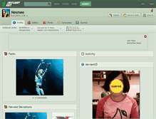 Tablet Screenshot of nesmee.deviantart.com