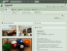 Tablet Screenshot of prashant87.deviantart.com