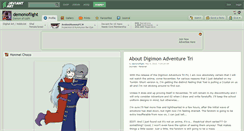 Desktop Screenshot of demonoflight.deviantart.com