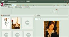 Desktop Screenshot of myblasphemy.deviantart.com