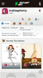 Mobile Screenshot of myblasphemy.deviantart.com