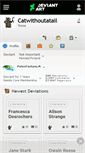 Mobile Screenshot of catwithoutatail.deviantart.com