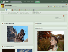 Tablet Screenshot of kirstinfae.deviantart.com