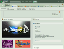 Tablet Screenshot of lilchip85.deviantart.com