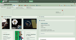 Desktop Screenshot of anthroartists.deviantart.com