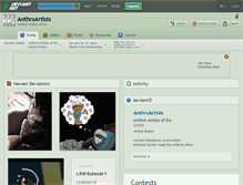 Tablet Screenshot of anthroartists.deviantart.com