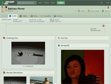 Tablet Screenshot of batman-power.deviantart.com