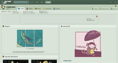 Desktop Screenshot of maha-kun.deviantart.com