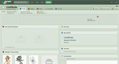Desktop Screenshot of cmdrbenka.deviantart.com