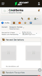 Mobile Screenshot of cmdrbenka.deviantart.com