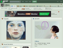 Tablet Screenshot of cidiene.deviantart.com
