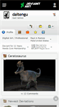 Mobile Screenshot of daitengu.deviantart.com