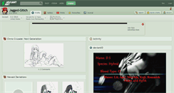Desktop Screenshot of jagged-gltich.deviantart.com