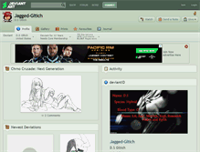 Tablet Screenshot of jagged-gltich.deviantart.com