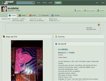 Tablet Screenshot of invisibilist.deviantart.com