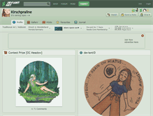 Tablet Screenshot of kirschpraline.deviantart.com