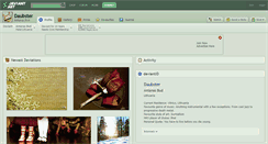 Desktop Screenshot of daubster.deviantart.com