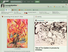 Tablet Screenshot of conceptsbymiller.deviantart.com