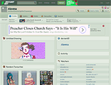Tablet Screenshot of alavesa.deviantart.com