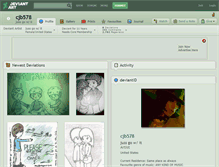 Tablet Screenshot of cjb578.deviantart.com