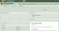 Desktop Screenshot of fancharacteradoption.deviantart.com