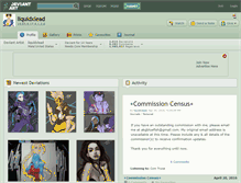 Tablet Screenshot of liquidxlead.deviantart.com