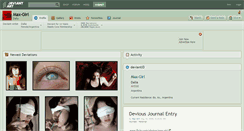 Desktop Screenshot of max-girl.deviantart.com
