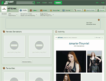 Tablet Screenshot of elricnec.deviantart.com
