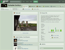 Tablet Screenshot of dystopian-society.deviantart.com