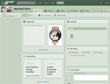 Tablet Screenshot of jaoi-and-yuri.deviantart.com