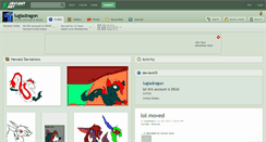 Desktop Screenshot of lugiadragon.deviantart.com