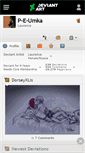 Mobile Screenshot of p-e-umka.deviantart.com