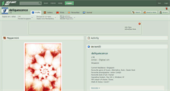 Desktop Screenshot of deliquescence.deviantart.com