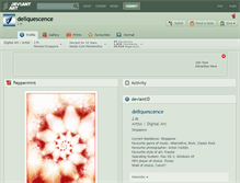 Tablet Screenshot of deliquescence.deviantart.com