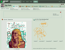 Tablet Screenshot of hae-hyun.deviantart.com