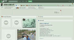 Desktop Screenshot of pirate-o-night-mif.deviantart.com