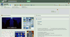 Desktop Screenshot of lucariod.deviantart.com