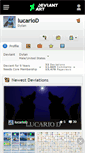 Mobile Screenshot of lucariod.deviantart.com