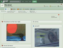 Tablet Screenshot of flien-deval.deviantart.com